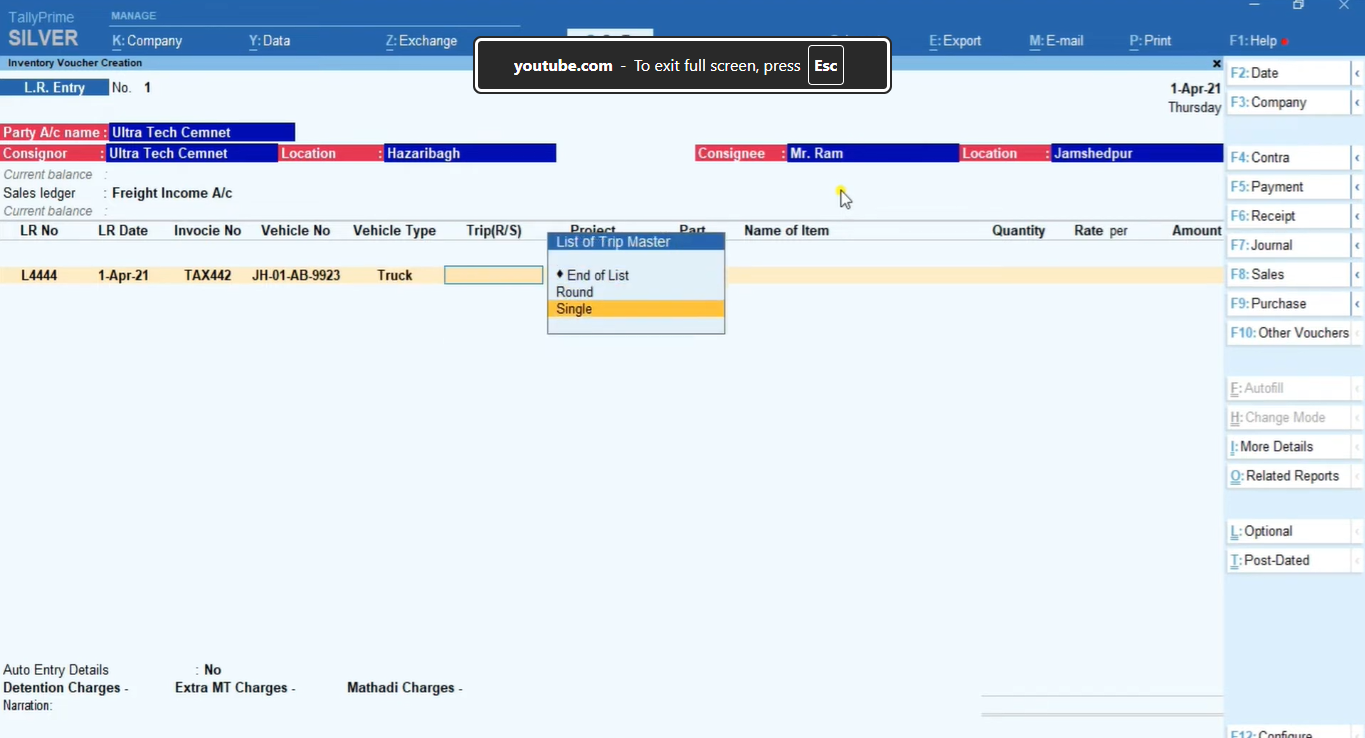 Tally Transport Modules