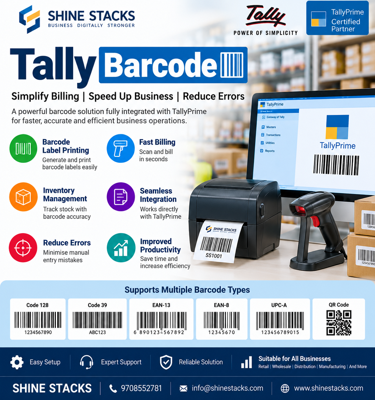 Tally Prime Barcode
