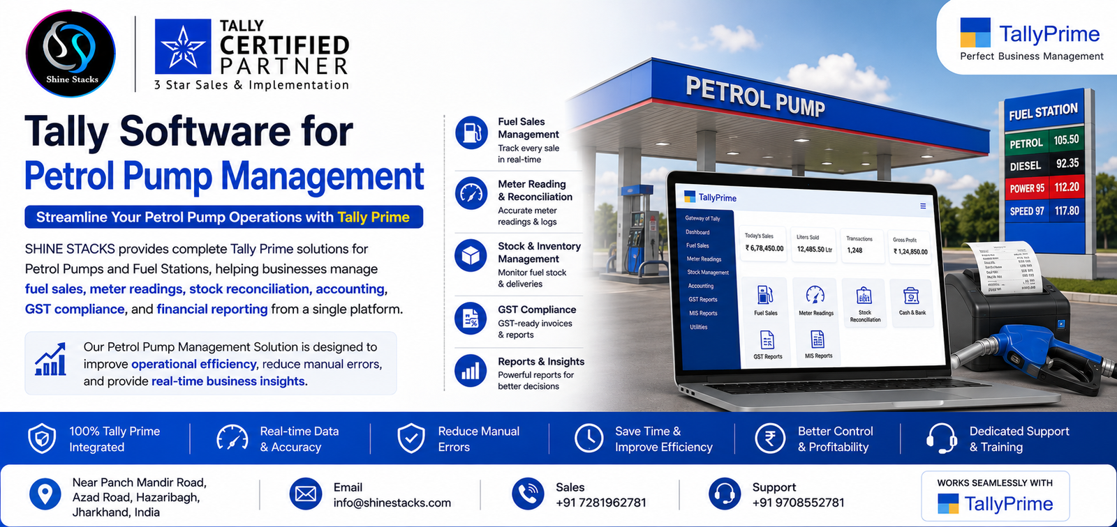 Tally Petrol Pump