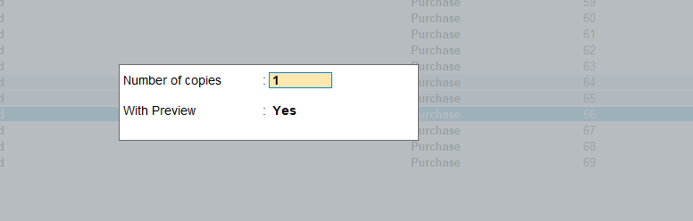 Multiple Voucher Print Selected Bill Print Selected PDF Export