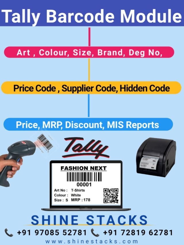 Tally Prime Barcode Modules